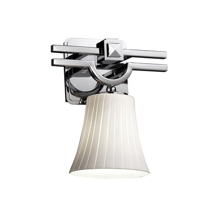Justice Design Group FSN-8501-40-MROR-CROM Fusion Collection Argyle 2-Light Bath Bar